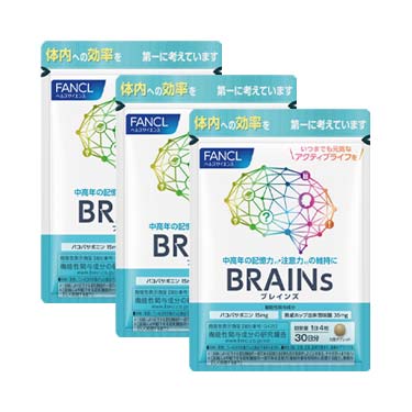 BRAINs 90日分
(30日分×3袋)/FANCL